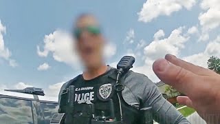 Orlando Officer Drive Off After Deputy Pulls Him Over For Speeding [upl. by Ahsekahs980]