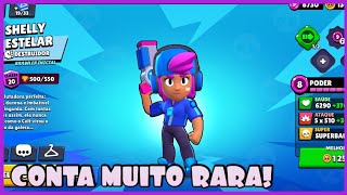 MOSTRANDO MINHA CONTA DE 25000 TROFÉUS NO BRAWL STARS [upl. by Kachine]