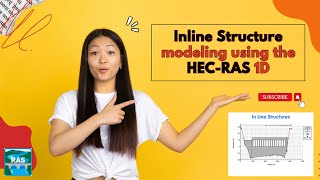 Inline Structure DAM Weir and Gate Modelling Using HECRAS1D Model [upl. by Naleek]