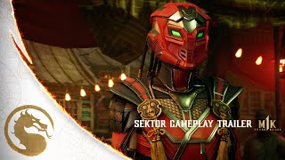 Mortal Kombat 1 Khaos Reigns – Official Sektor Gameplay Trailer [upl. by Sallee]