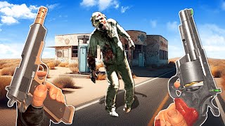 Zombies Trapped me in a GAS STATION  Arizona Sunshine 2 Gameplay [upl. by Harragan]