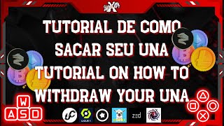 Tutorial de como sacar seu UNA  Tutorial on how to withdraw your UNA [upl. by Medlin413]