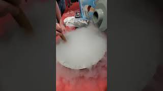 Liquid Nitrogen Ice Cream chemistry liquidnitrogen irl respawnrecruits [upl. by Polard298]