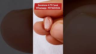 Sunstone with Certificate sunstone astroscience astrologicalgemstone ogj trending viralfeed [upl. by Aubrie]