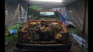 1990 Jeep Cherokee XJ Engine Swap  Renix to 96 HO Block  Part 1 [upl. by Soma]