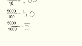 Matematik Division med 10 100 och 1000 [upl. by Anyahc]