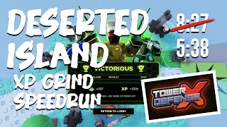 TDX  Deserted Island Speedrun  32K XP per hr [upl. by Vinita890]