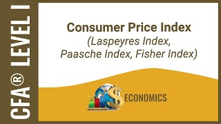 CFA® Level I Economics  Consumer Price Index Laspeyres Index Paasche Index Fisher Index [upl. by Gine32]