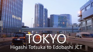 Tokyo Night Drive 4K  Higashi Totsuka to Edobashi JCT [upl. by Pasquale191]