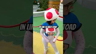 Was so excited to meet Toad fyp viral toad universalstudioshollywood foryou bowser [upl. by Raymonds]