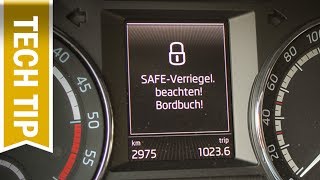 Was ist die SafelockFunktion bei VW Škoda Seat Audi amp Safe Verriegelung ausschalten [upl. by Ahsennek]