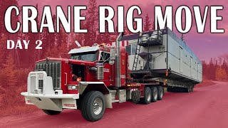 CRANE RIG MOVE DAY 2 [upl. by Yesak832]