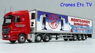 Corgi MercedesBenz Actros Refrigerated Trailer Montgomery by Cranes Etc TV [upl. by Sloan607]