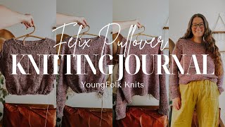 YoungFolk Knits Project Vlog Knit a Felix Pullover and Sew a Hinterland Dress With Me [upl. by Constancia]