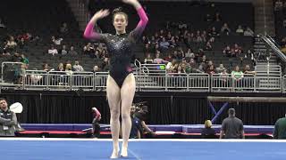 Alysen Fears  Floor Exercise – 2020 Nastia Liukin Cup [upl. by Tiossem20]