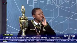 Gibela Wesolve4x Maths Competition Champion Interview on eNCA l 10 November 2024 [upl. by Mathia]