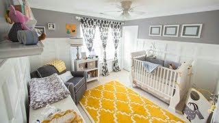 Gray amp Yellow for a Gender Neutral Nursery [upl. by Oetsira]