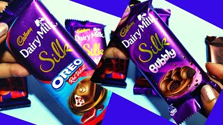 CadburyCadbury dairy milk fruit amp nutDairy milk silk OreoDairy milk silk bubbly Almond Treat [upl. by Kcirtap]