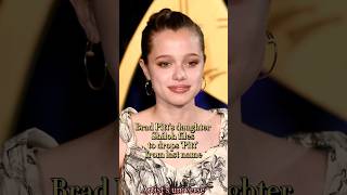 Angelina Jolie and Brad Pitts daughter Shiloh files to drops Pitt from last name [upl. by Lazaruk]