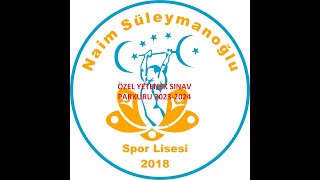 NAİM SÜLEYMANOĞLU SPOR LİSESİ ÖZEL YETENEK SINAV PARKURU 2024 [upl. by Amy356]