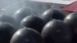 4 Amazing construction of spherical tanks by explosive hydroforming method [upl. by Gschu394]