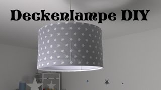 Kinderzimmer ❤ Deckenlampe selbst gestalten DIY ❤ Tutorial ❤ AnnCooki [upl. by Lagasse]