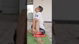 Ardha Matsyendrasana spinal twist yoga yogapractice [upl. by Rutra773]