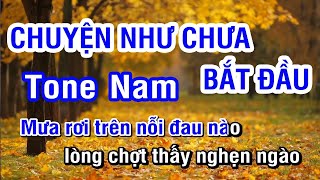 KARAOKE Chuyện Như Chưa Bắt Đầu Mỹ Tâm  Tone Nam  Nhan KTV [upl. by Schnabel]