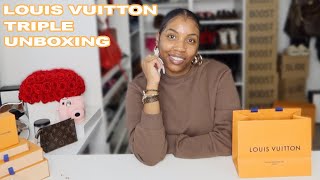 Louis Vuitton Triple Unboxing  Jewelry  Accessories  Sydney White [upl. by Stavro]