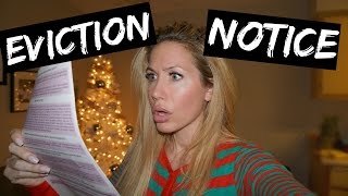 WE GOT AN EVICTION NOTICE  VLOGMAS DAY 1 [upl. by Larue510]