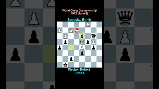 SPASSKY vs FISCHER WCC 1972 Game 3 [upl. by Eade]