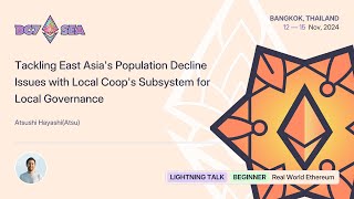 Tackling East Asias Population Decline Issues with Local Coops Subsystem for Local Governance [upl. by Ralston261]