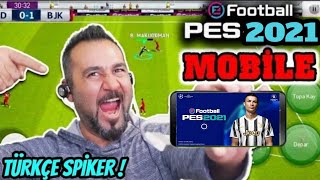 TÜRKÇE SPİKER YAMASI  SPİKER SESEGEL  TÜRKİYE DE İLK  eFootball PES 2021 MOBİLE [upl. by Bron175]