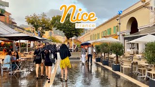 Nice France 🇫🇷  ☔️ The Nicest City Of France  4KHDR 60fps Walking Tour [upl. by Ettenil]