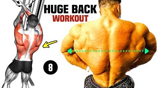 Lats workout  8 Best Exercises To Build A Huge Back [upl. by Yetta]