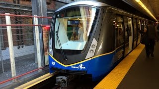 Vancouver Skytrain 2016 Bombardier Mark III Inaugural Run [upl. by Lasorella]