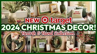 NEW 2024 TARGET HEARTH AND HAND CHRISTMAS DECOR 🎁🎅🏻 ALL BRAND NEW  Target Christmas Decorations [upl. by Gnohc]