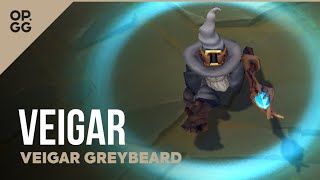 League of Legends Greybeard Veigar OPGG Skin Review [upl. by Lodnar]