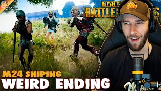 M24 Sniping and a Weird Ending ft Halifax Reid amp Quest  chocoTaco PUBG Squads Gameplay [upl. by Cheke]