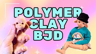 I MADE A CLAY BALL JOINTED DOLL  Polymer Clay BJD Doll concept in sixth scale [upl. by Olav307]