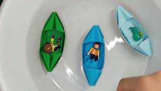 Comment faire un bateau en papier facile [upl. by Wadell947]