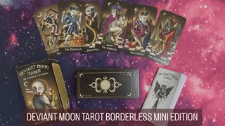 DEVIANT MOON TAROT MINI EDITION  ⭐️PreRelease⭐️ Full Flip Through [upl. by Garv749]