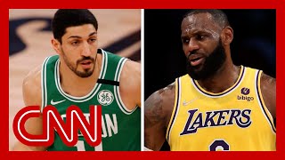 Hear why Enes Kanter is pressuring Lebron James [upl. by Odell]