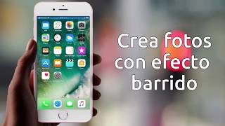 Cómo crear fotos con efecto barrido en el iPhone [upl. by Artiek]