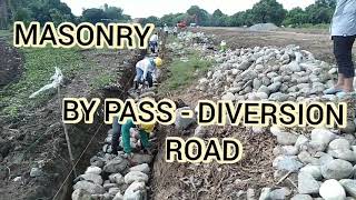 STONE MASONRY  DIVERSION ROAD [upl. by Brom]