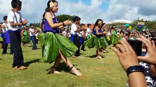 He Mele Inoa O Kalakaua performed by the 3rd Graders of Wilcox Elementary [upl. by Meyer]