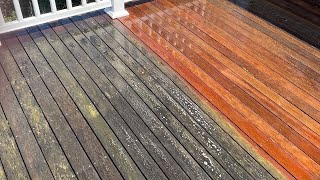 HOW TO Cleaning a Deck with Oxygen Bleach NOT Chlorine Bleach [upl. by Weil]