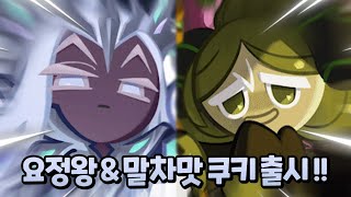 다음 업데이트 때 요정왕X말차맛 쿠키가 나온다네요🎆ㅣ【쿠키런 킹덤】 [upl. by Saiff]