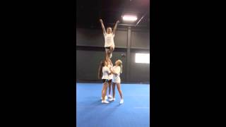 Elite Cheerleading Stunt Progression Prep Lib Drill [upl. by Landan]