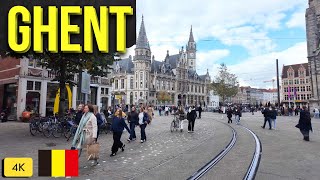 Walking Tour of Ghent Belgium  Belgium Walking Tour 4k  ghent belgium [upl. by Tunk965]